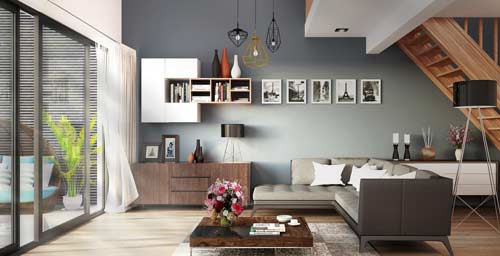 Wall colours for indoors and outdoors
